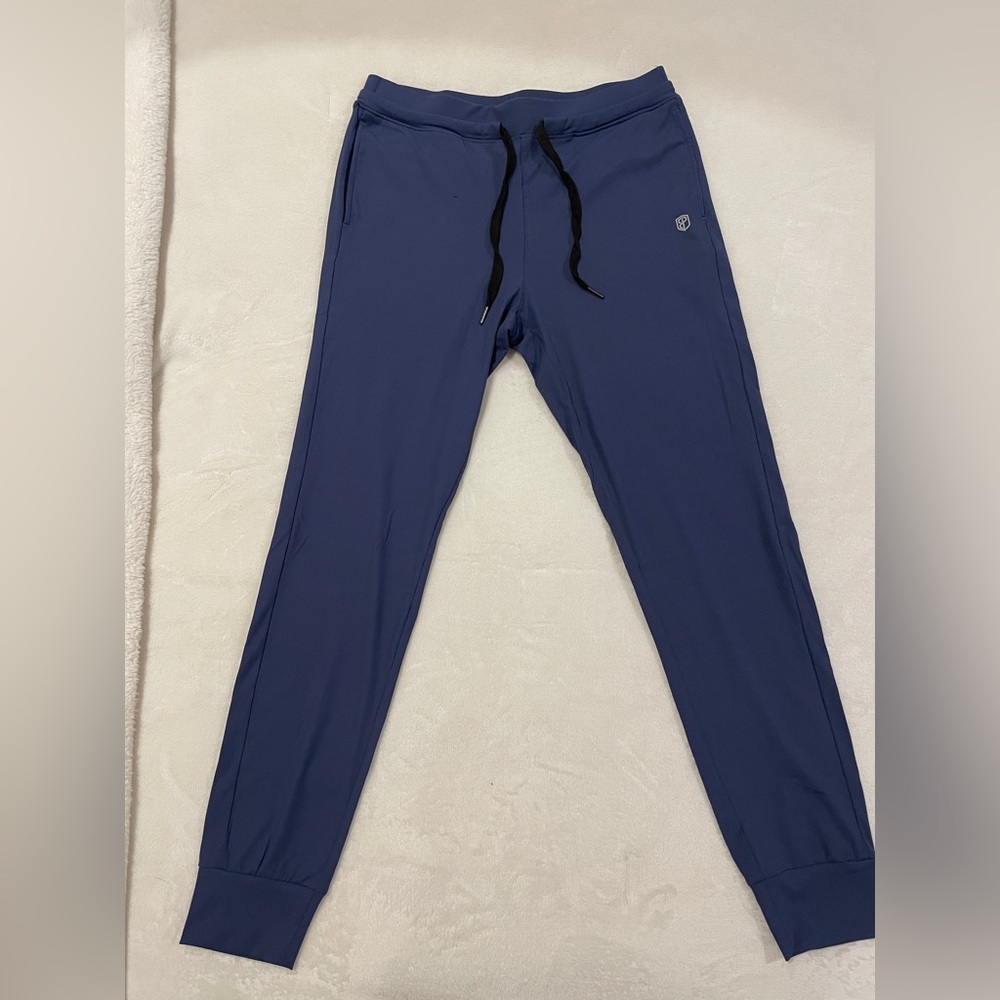Navy blue, athletic sweatpants, size small
